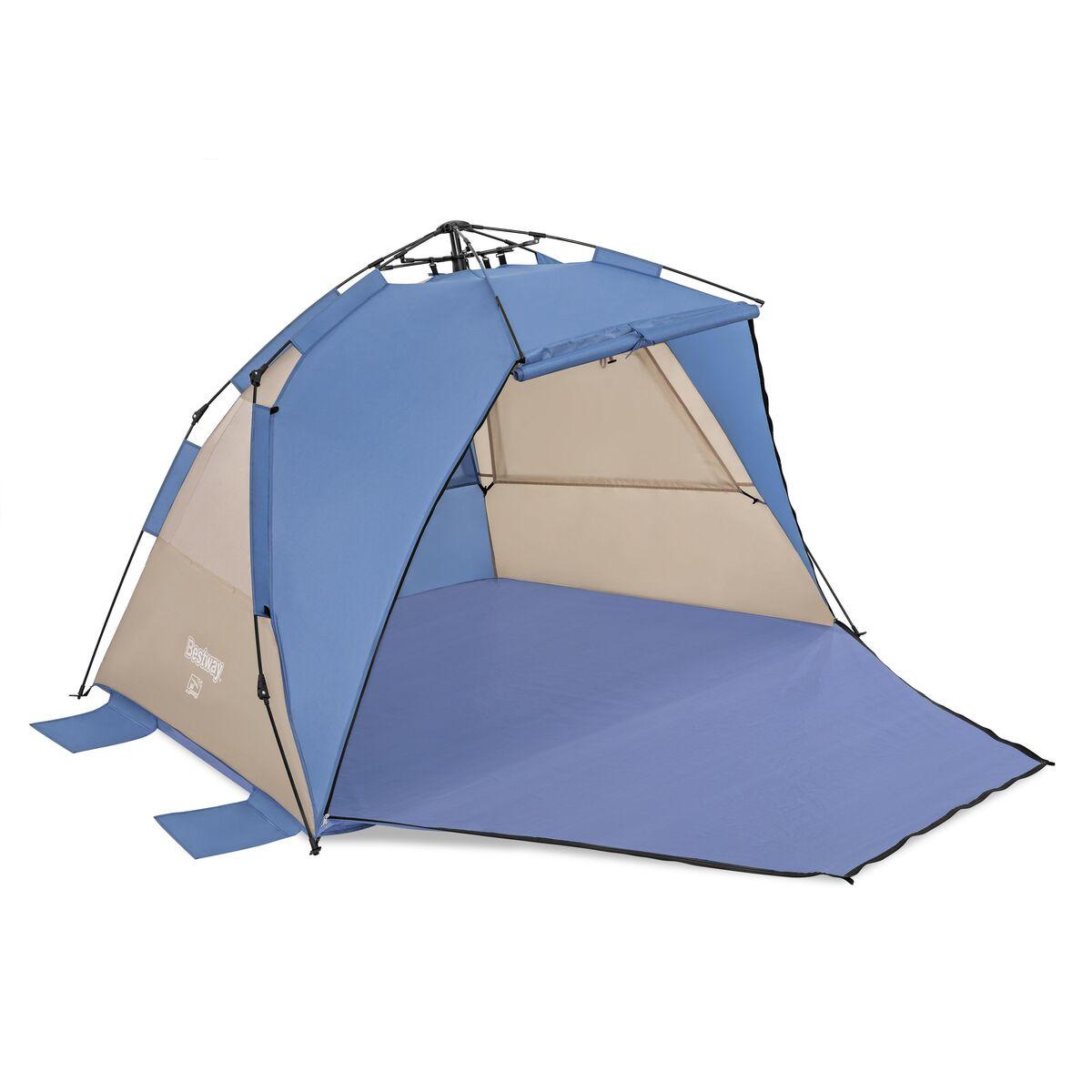 Bestway telt i polyester med ventilation - 127 × 240 × 125 cm, camping og strand