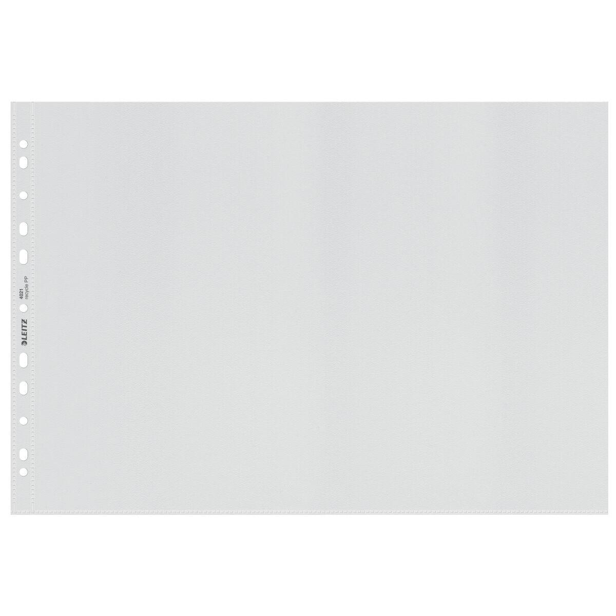 Leitz plastlommer A3, gennemsigtig, genbrug - 25 stk. billede