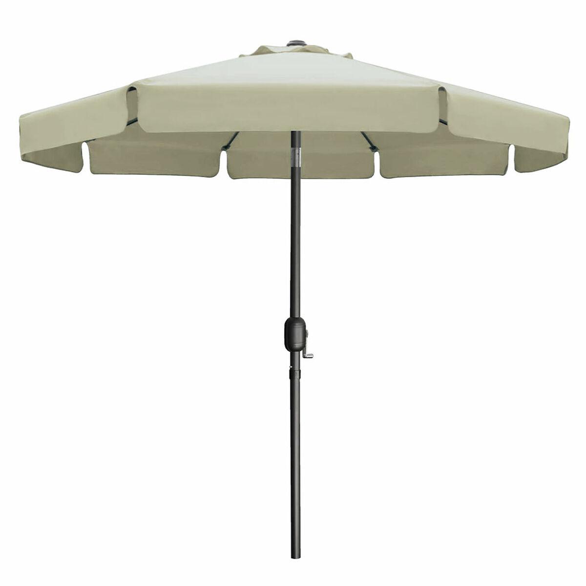 Marbueno Parasoll Stål 8 Stænger D270 cm Polyester Beige Have, Pool, Terrasse 10488