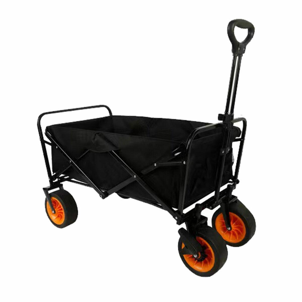 Marbueno Plegbar Vogn 200 KG Sort Have, Strand og Camping 86X50X59 cm 10478