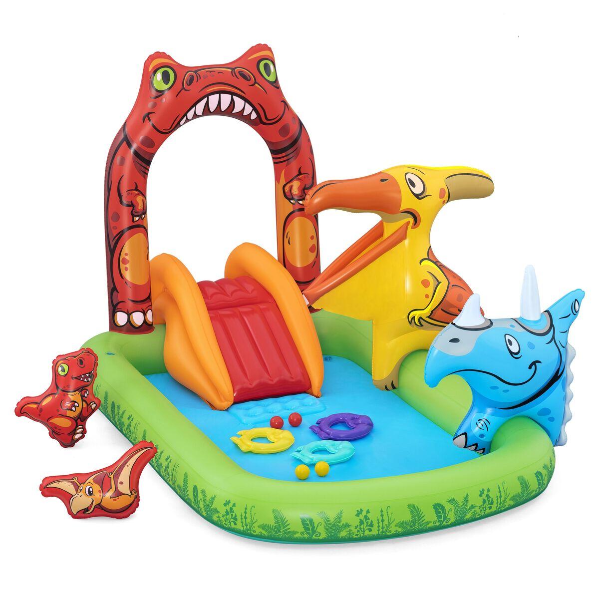 Bestway Jurassic Splash oppustelig pool 241×140×137 cm (3-6 år) billede