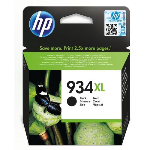 Original blækpatron HP 934XL Sort