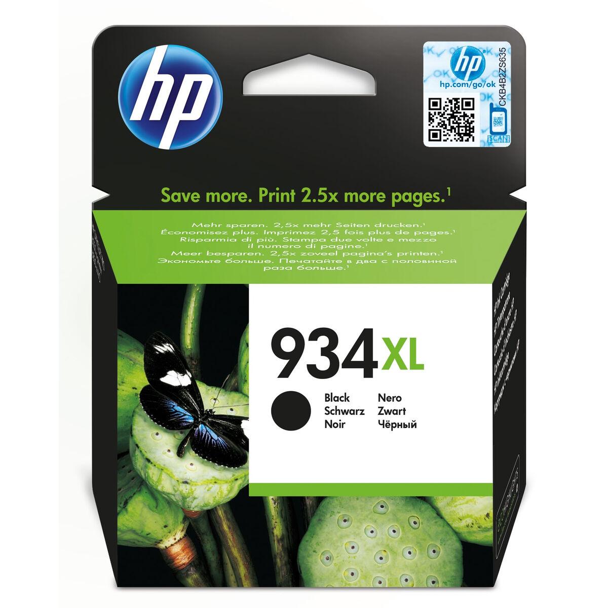 Original blækpatron HP 934XL Sort