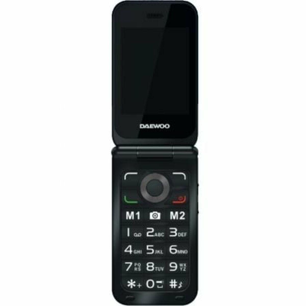 Mobiltelefon til ældre mennesker Daewoo 2,8" Sort