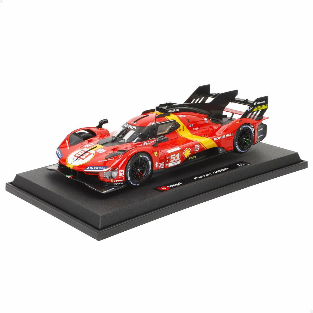 BBURAGO Ferrari 499P #51, Sportsbil model, Formonterede, 1:18, Ferrari 499P LMC, Ethvert køn, Metal, Plast