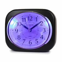 Analogt vækkeur Timemark 10 x 8,5 x 4 cm Sort Plastik Klassisk