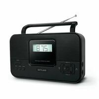 Transportabel digital radio Muse Sort AM FM