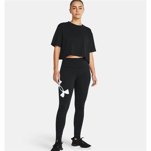 Sport leggings til kvinder Under Armour Campus Sort XS
