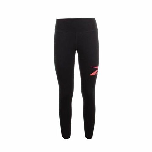 Sport leggings til kvinder Reebok Vector Graphic Sort XL