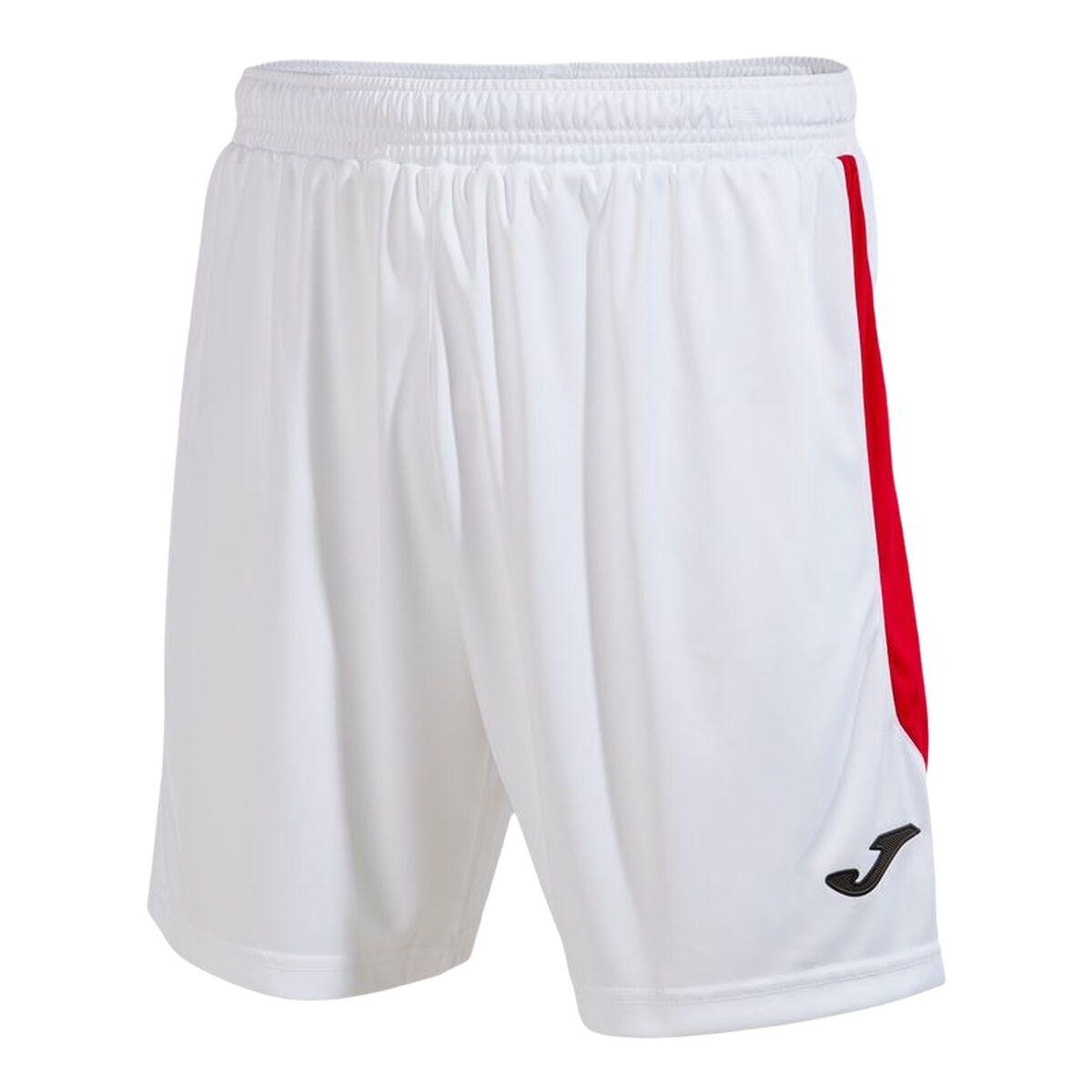 Joma Sport Glasgow sports shorts til børn - Hvid/Rød (5-6 år)