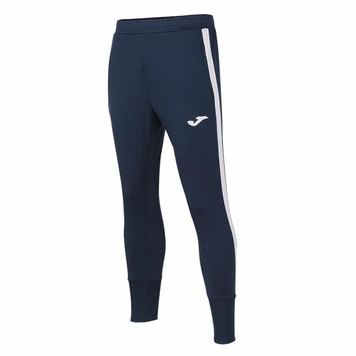 Joma Sport Advance lange sportsbukser - marineblå/hvid, Unisex (11-12 år)