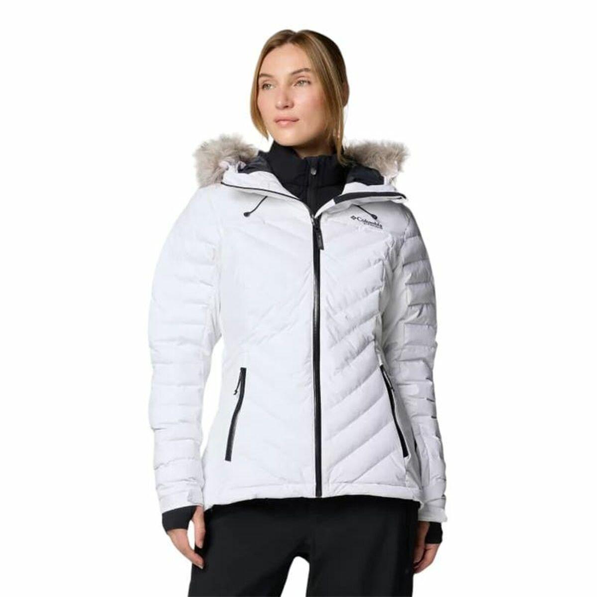 Sportsjakke til damer Columbia Bird Mountain III Hvid XS