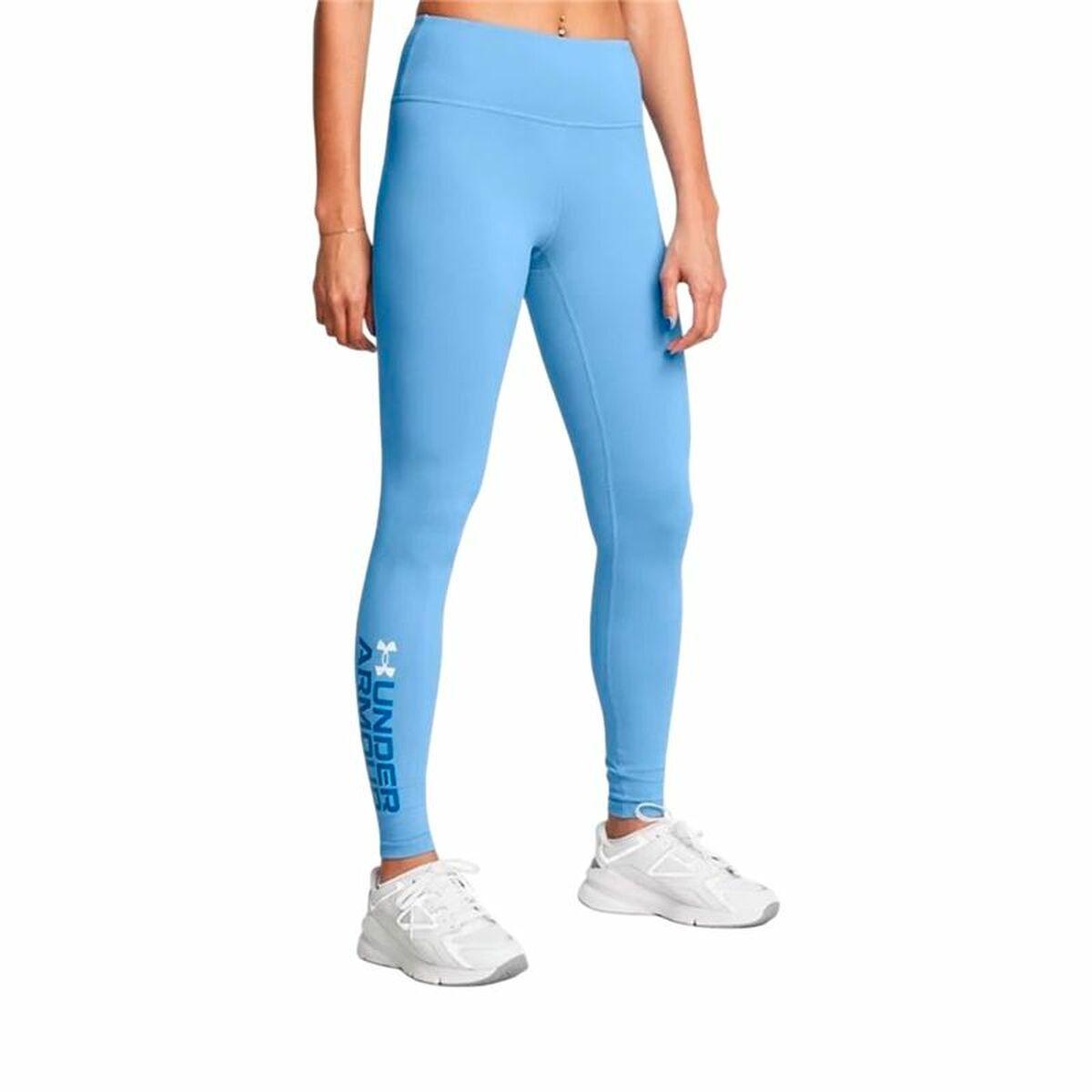 Sport leggings til kvinder Under Armour Campus Graphic Blå Indigo XS