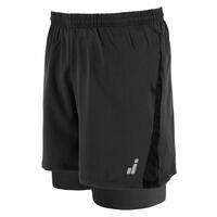 Sport shorts til mænd Joluvi Mesh Duo Sort XL