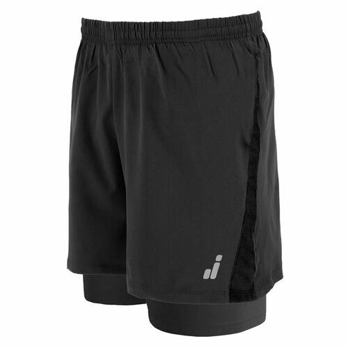 Sport shorts til mænd Joluvi Mesh Duo Sort XL