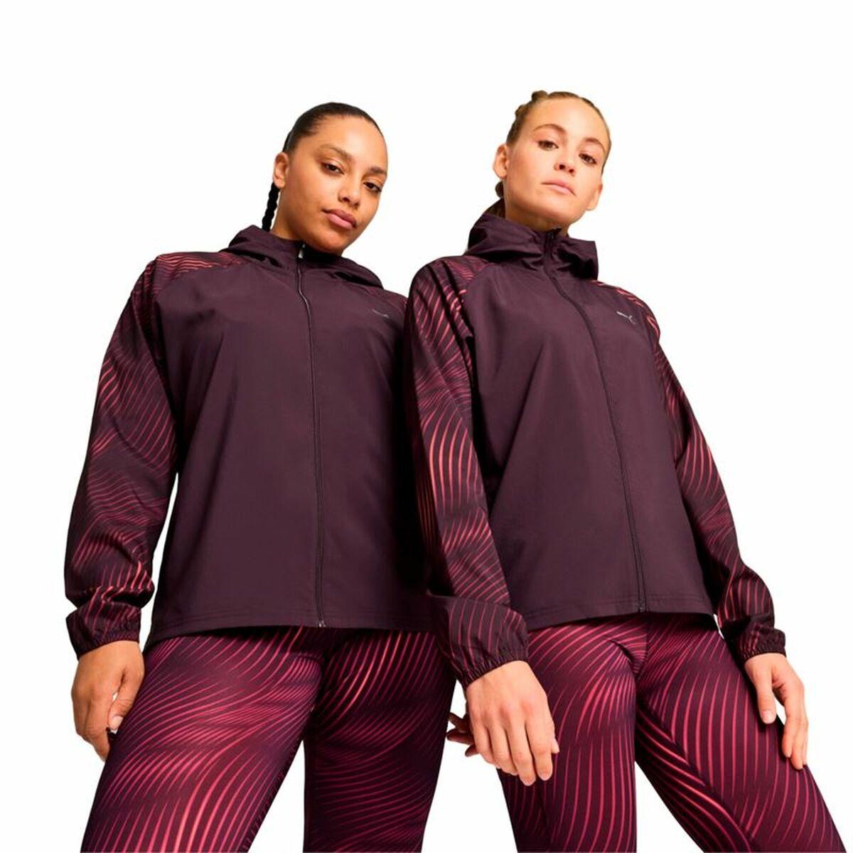 Sportsjakke til damer Puma Run Favorite Aop Woven XL
