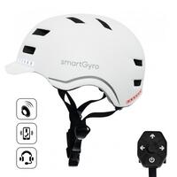 Hjelm til Elektrisk Løbehjul Smartgyro Hvid (OUTLET B)