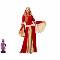 Kostume til voksne Th3 Party Rød (2 Dele) (OUTLET B)