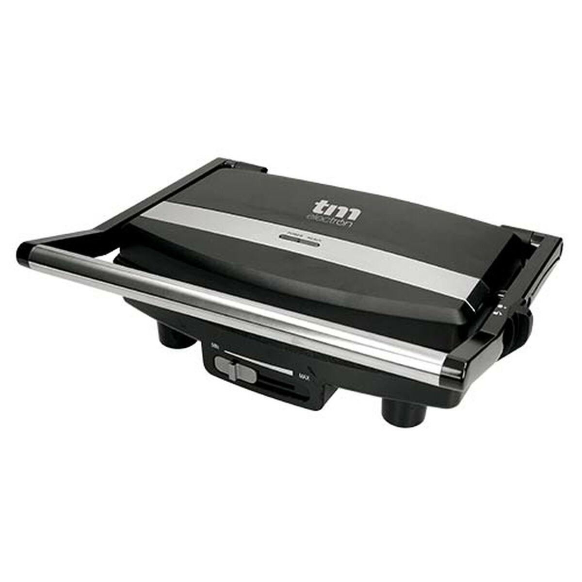 Grill-kogeplade TM Electron 1500 W 28 x 19 cm Stål