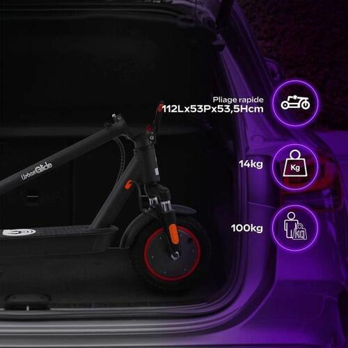 Elscooter Urbanglide 100 MAX Sort 350 W 25 km/h