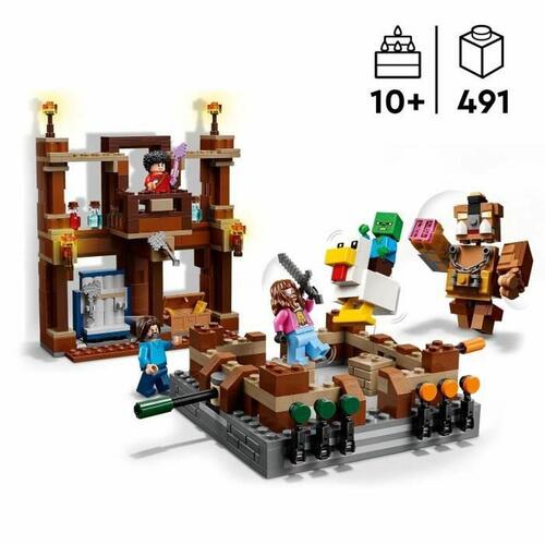 Lego Minecraft 21272 - Woodland Mansion Fighting Ring byggesæt (491 dele)