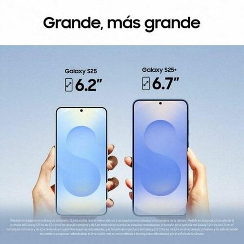 Smartphone Samsung Galaxy S25 AI 6,2" Qualcomm Snapdragon 8 Elite 12 GB RAM 128 GB Grå Sølvfarvet