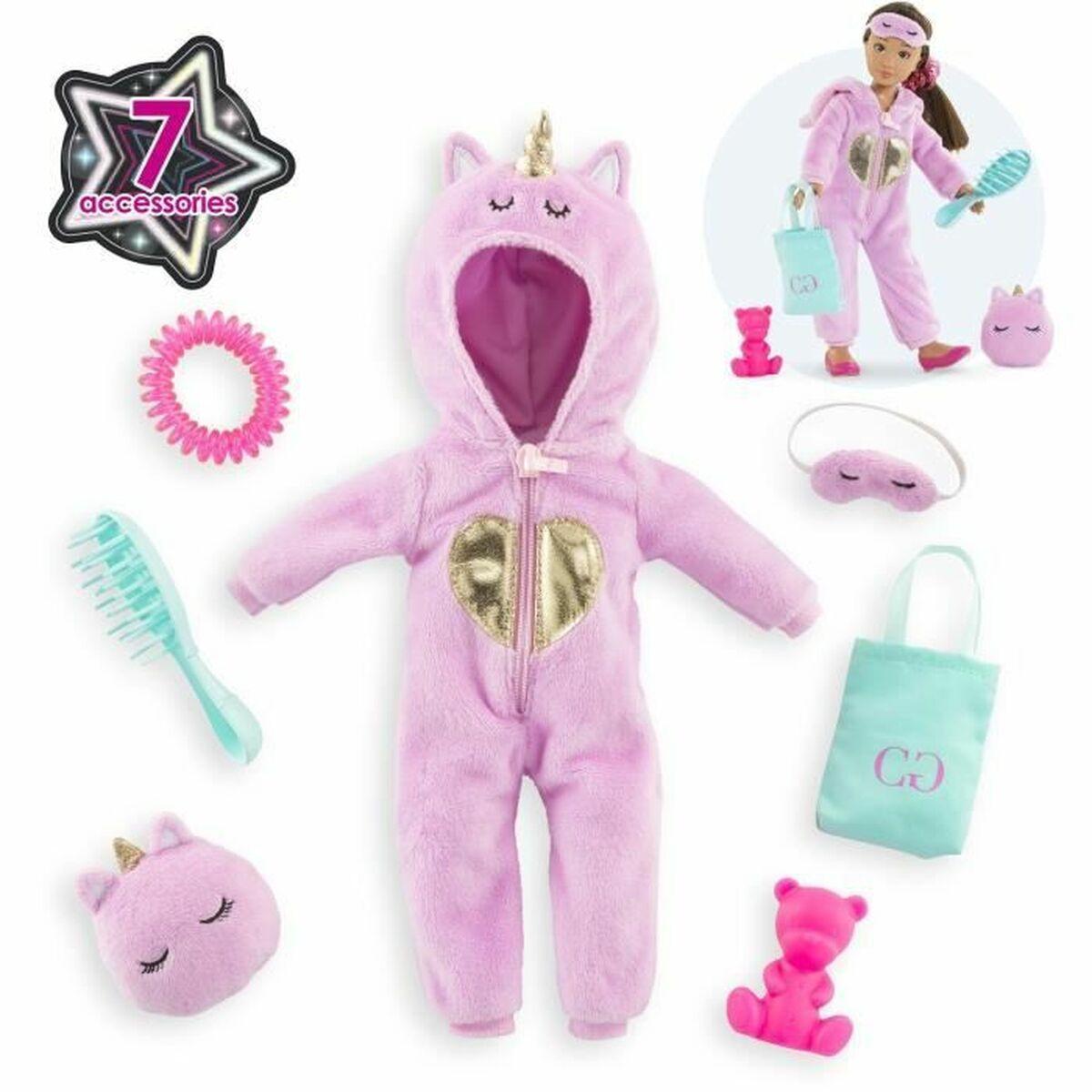 Corolle dukketilbehør - Unicorn Jumpsuit Dressing, hvid/plast, 4+