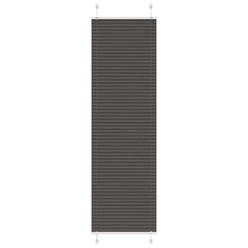 Plisségardin Sort 65x200 cm Stofbredde 64,4 cm Polyester (OUTLET A)