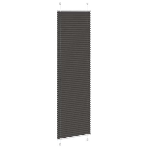 Plisségardin Sort 65x200 cm Stofbredde 64,4 cm Polyester (OUTLET A)