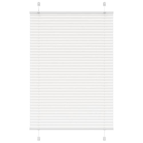 Plisségardin Hvid 95x100 cm Stofbredde 94,4 cm Polyester (OUTLET A)