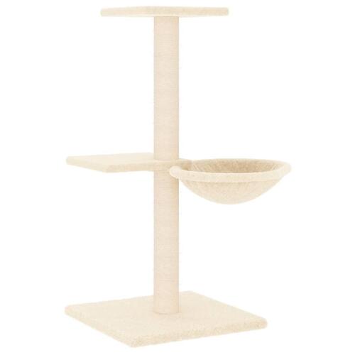 Kradsetræ med sisalstolper 72 cm cremefarvet (OUTLET A)