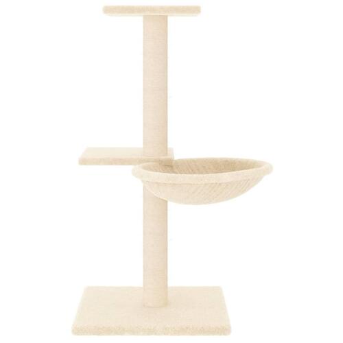 Kradsetræ med sisalstolper 72 cm cremefarvet (OUTLET A)