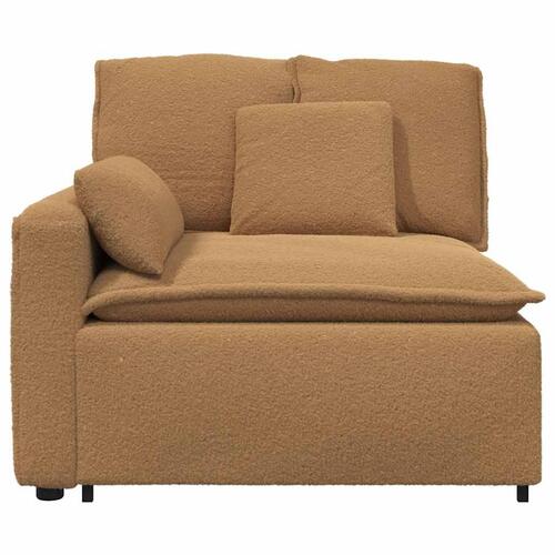 Modulopbygget sofaarmlænsendemodul med hynder 100 cm beige