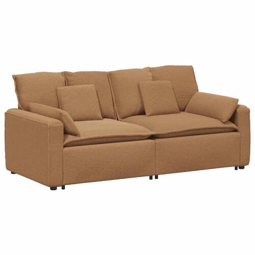 Modulsofa med hynder beige