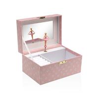 Smykkeskrin Versa Træ Træ MDF 12 x 10 x 18 cm