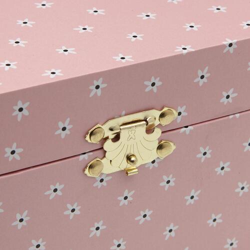 Smykkeskrin Versa Træ Træ MDF 12 x 10 x 18 cm