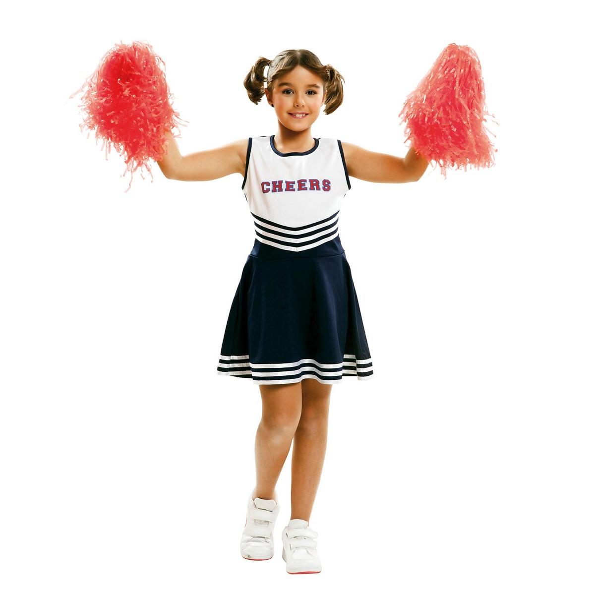 Kostume til børn My Other Me Cheerleader 5-6 år (1 Dele)