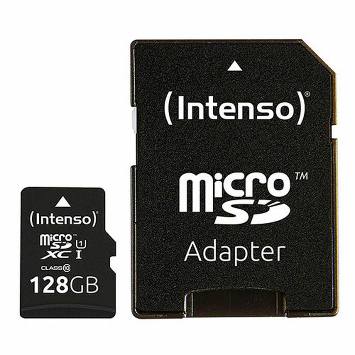 Mikro-SD-hukommelseskort med adapter INTENSO 128 GB 128 GB