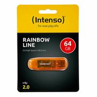USB-stik INTENSO 3502490 USB 2.0 64 GB Orange 64 GB DDR3 SDRAM