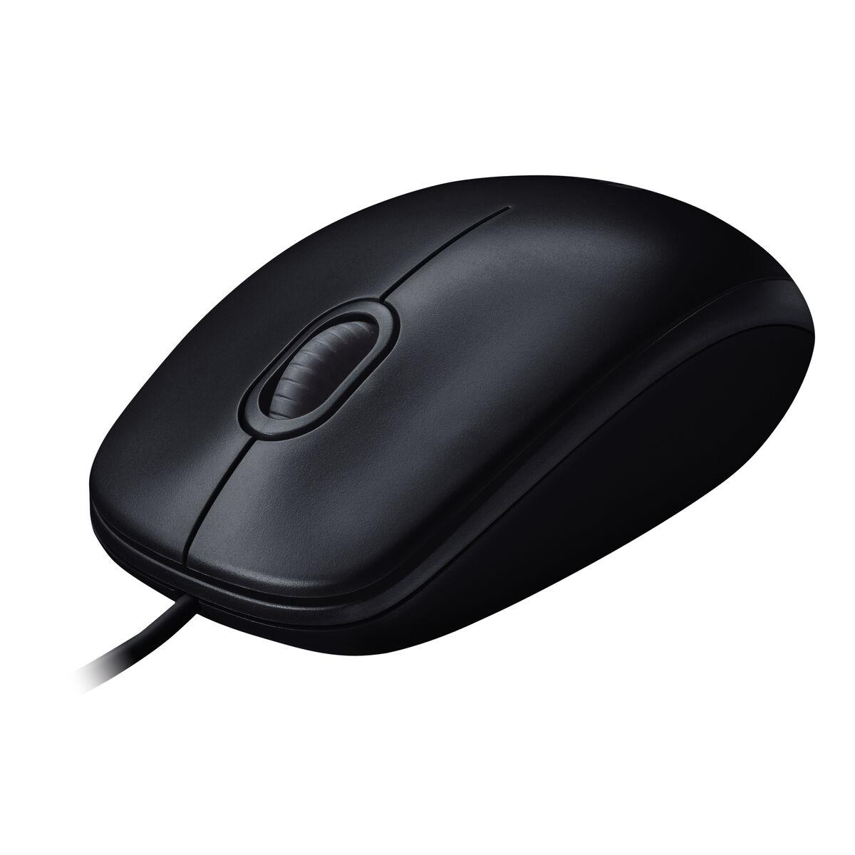 Optisk mus Logitech LGT-M90 USB Sort Grå