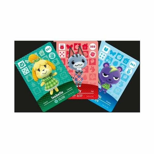 Interaktivt legetøj Nintendo amiibo Animal Crossing Cards - Series 4 Pack 3 Dele 3 enheder