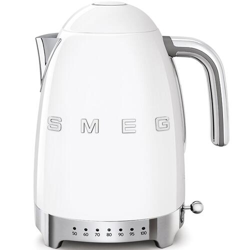 Kedel Smeg Hvid Rustfrit stål Plastik 2400 W 1,7 L