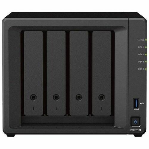 NAS-netværkslagring Synology DS923+ Sort AM4 Socket: AMD Ryzen™ AMD Ryzen R1600