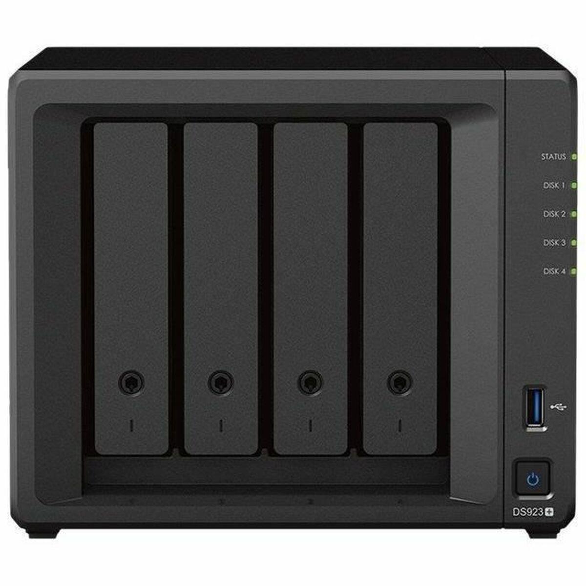NAS-netværkslagring Synology DS923+ Sort AM4 Socket: AMD Ryzen™ AMD Ryzen R1600