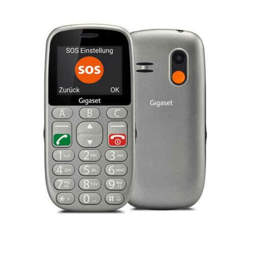 Mobiltelefon til ældre mennesker Gigaset GL390 2,2" 2G 800 mAh Grå