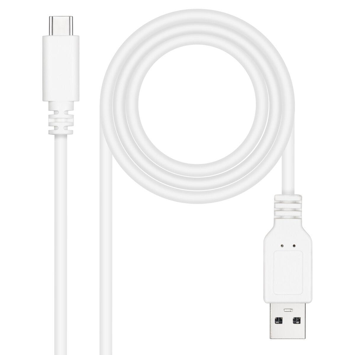 USB 2.0-kabel NANOCABLE Hvid 3 m