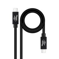 USB-kabel NANOCABLE Sort 1,8 m