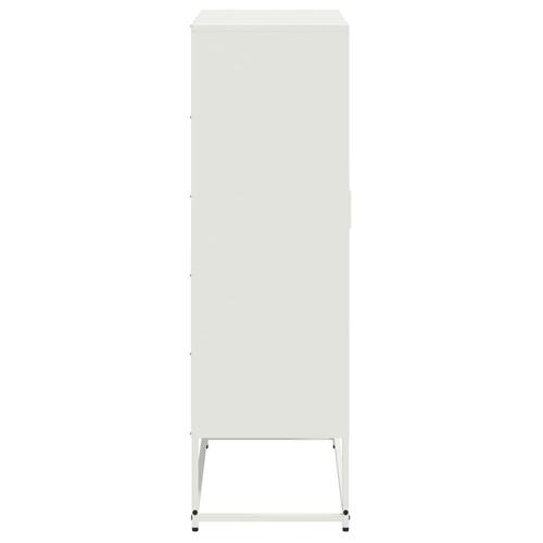 Skab 68,5x38,5x123,5 cm stål lyserød