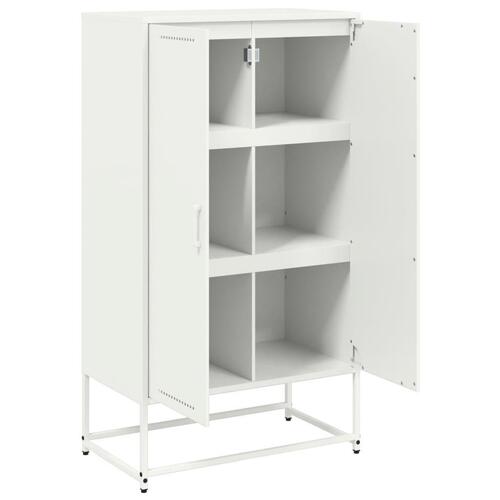 Skab 68,5x38,5x123,5 cm stål lyserød