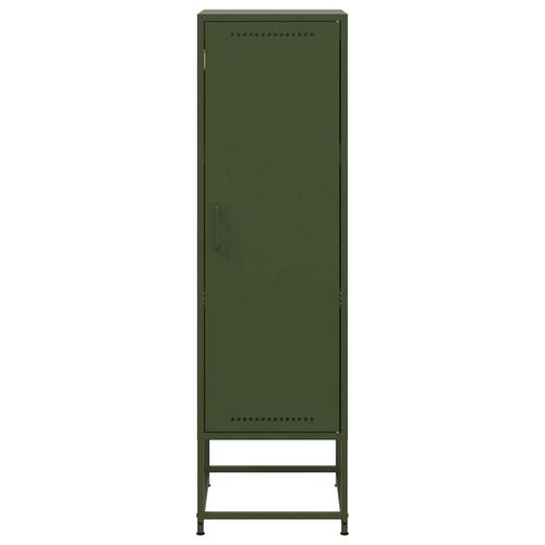 Skab 36x39x123 cm stål olivengrøn